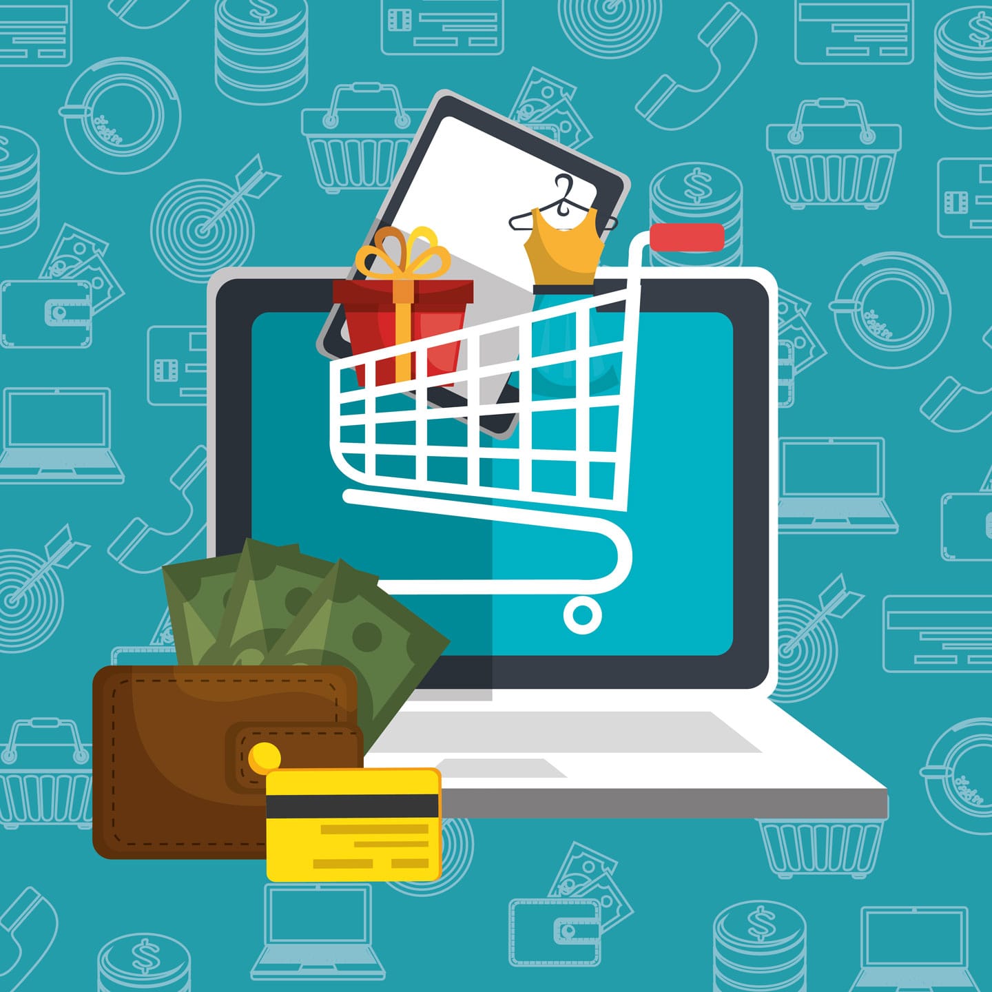 Media image for tech, digital marketing and portfolio, best fit for a website's media image