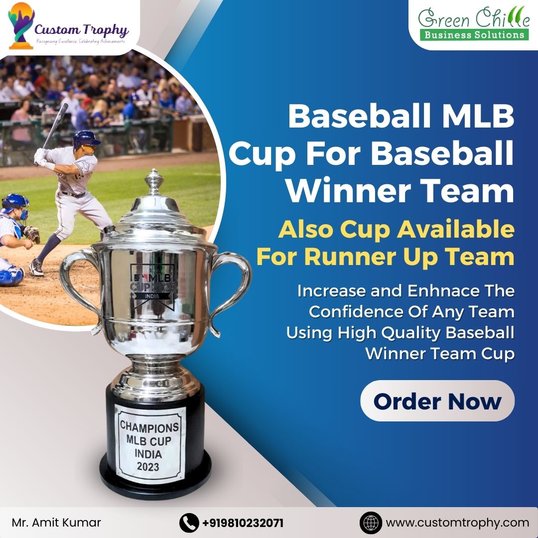 Baseball MLB Cup For Baseball Winner Team