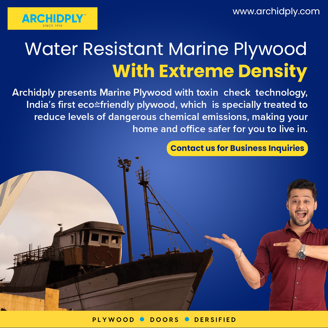 Marine plywood water resistant